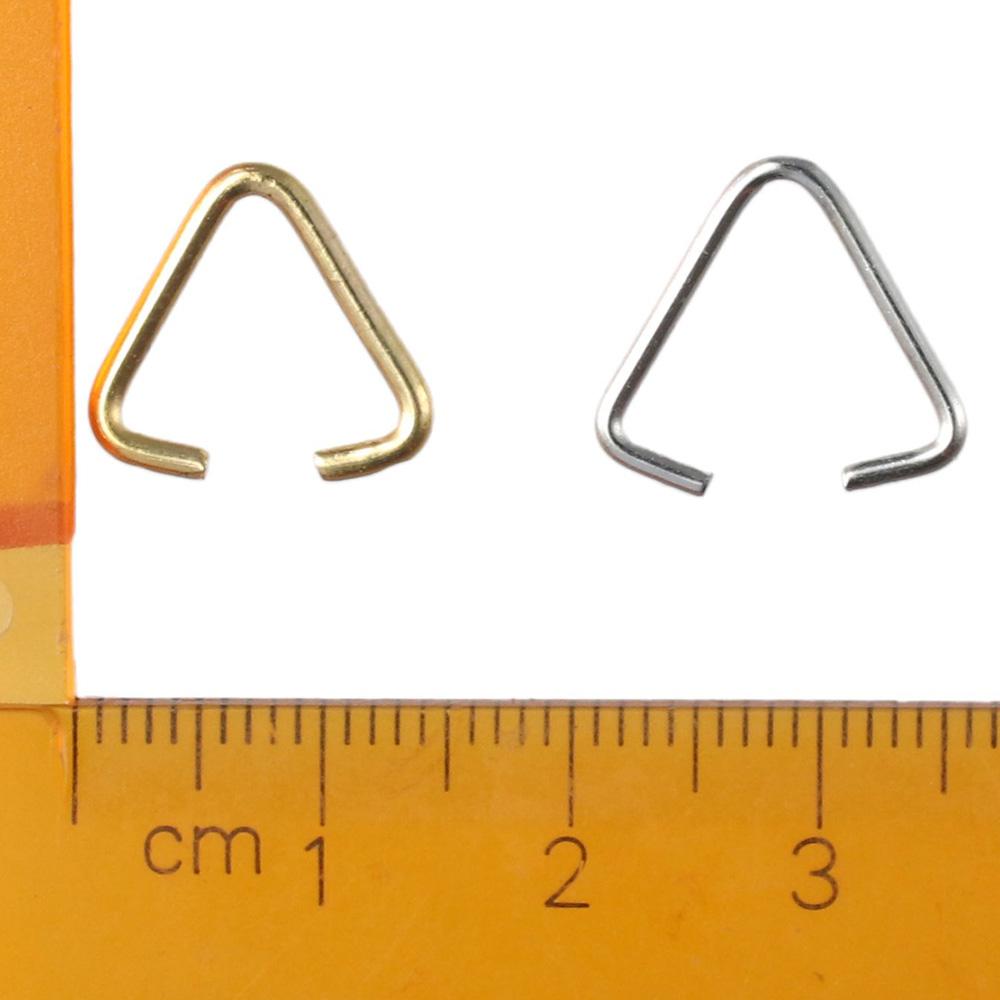iron Triangle Open Jump Rings gold, silver 15mm Split Rings Jewelry Accessories