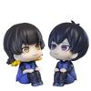 New BLUE LOCK Action Figures Anime Figure Q Version Figurine PVC Collectible Model Doll Toys