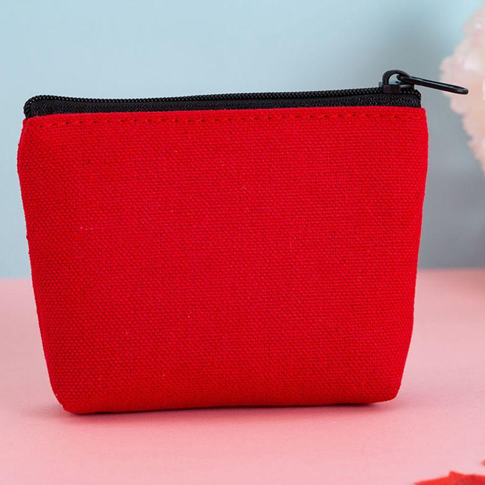 Women Pouch Key Storage Bag Clutch bag Card Holder Wallet Canvas Coin Purse Money bag Handbag