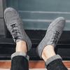 Newest Mens Shoes Suede Leather Casual Sneakers Men Brand Handmade Lace-Up Outdoor Shoes Breathable Leisure Walk Loafers Moccasins