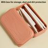 Japanese-Style Wheat Straw Cutlery Set Knife Fork Spoon Chopsticks - Three-Piece Folding Portable Cutlery