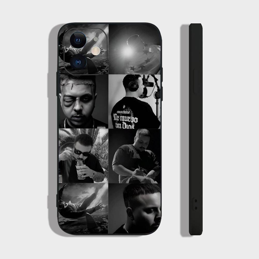 D-Dellafuente-e F C For IPhone 13,17,11,12,16,14,15,Plus,Pro Max Soft Silicone Black Phone Case