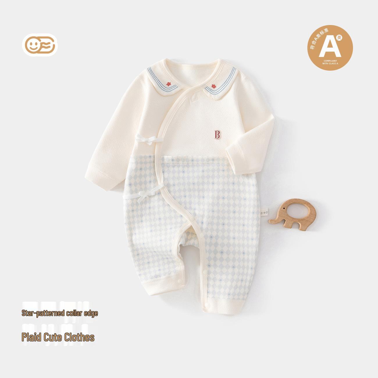 Newborn Soft Velvet Cotton Jumpsuit - Spring/Autumn Baby Bodysuit Romper 66