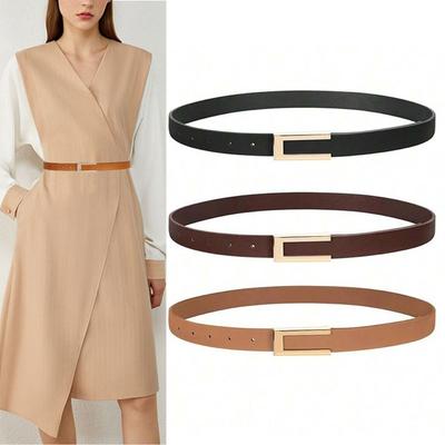 Luxus-Design Ledergürtel Frauen trendige Bund Taille Dekoration Hose Kleid Gürtel