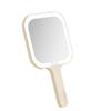 Square/Round Lighted Hand Mirror Fill Light Portable Vanity Mirror LED Makeup Mirror  Pocket