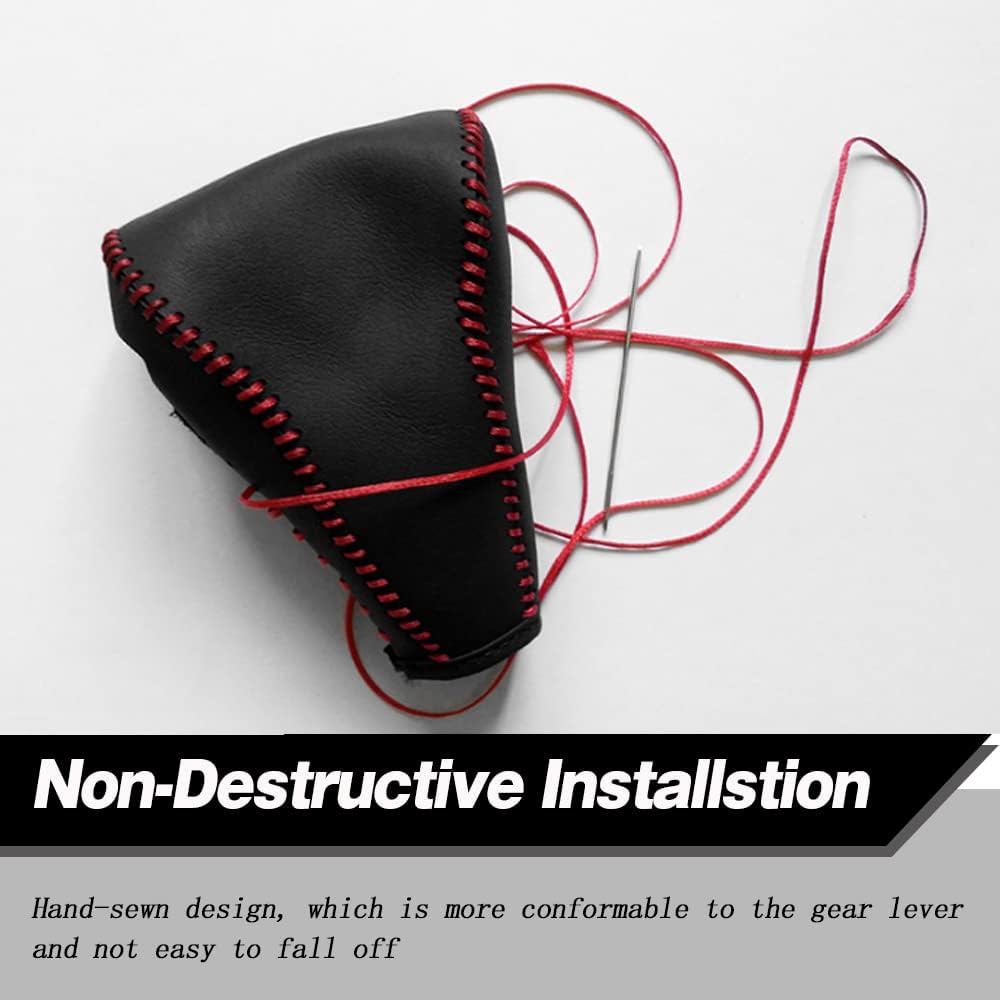 Gear Shift Knob Cover Automatic Transmission Boots Shift Lever Leather Sheath Accessories Fit for Honda CR-V CRV 2017 2018 2019 2020 2021