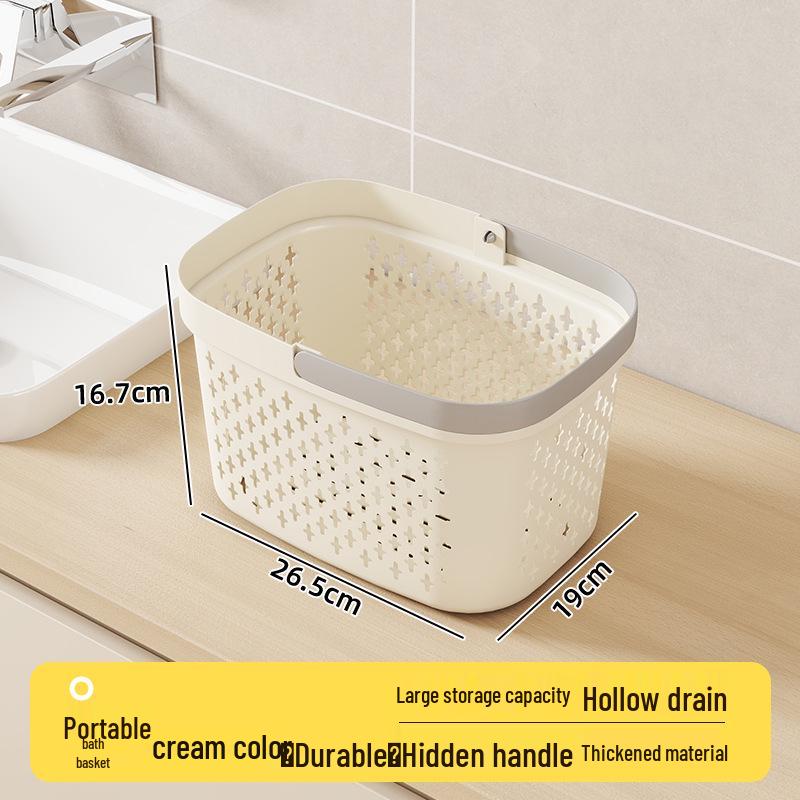 Shower Caddy Tote for Student Toiletries and Dorm Bath Storage