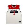 NBA Wall Wizards 2 Sem Mangas Estampada Confortável Camisa de Basquete Unissex jersey 7818A-3W6-AEB1500