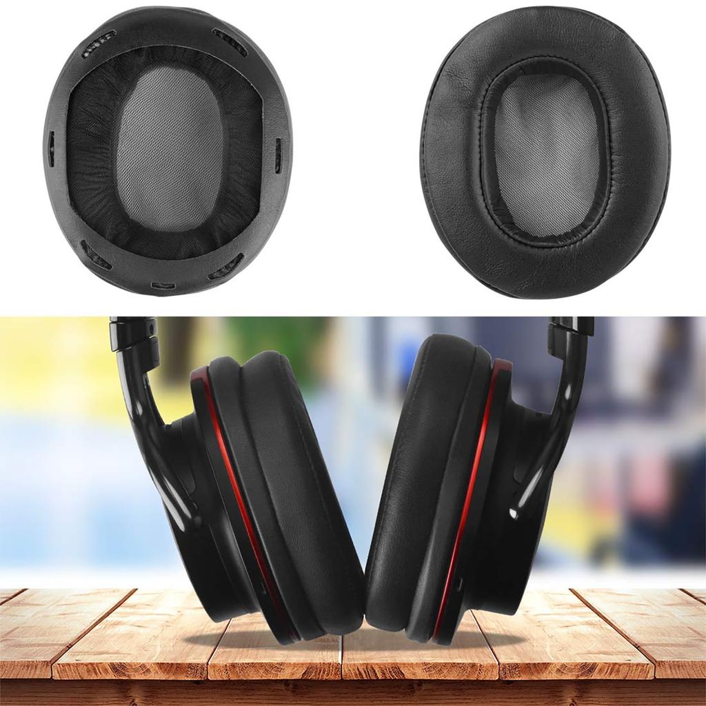 Soft Protein Ear pads for MDR-1A Headset Ear Pads Memory Sponge Ear Cushion Headphone Noise Cancelling Earmuff Earcups