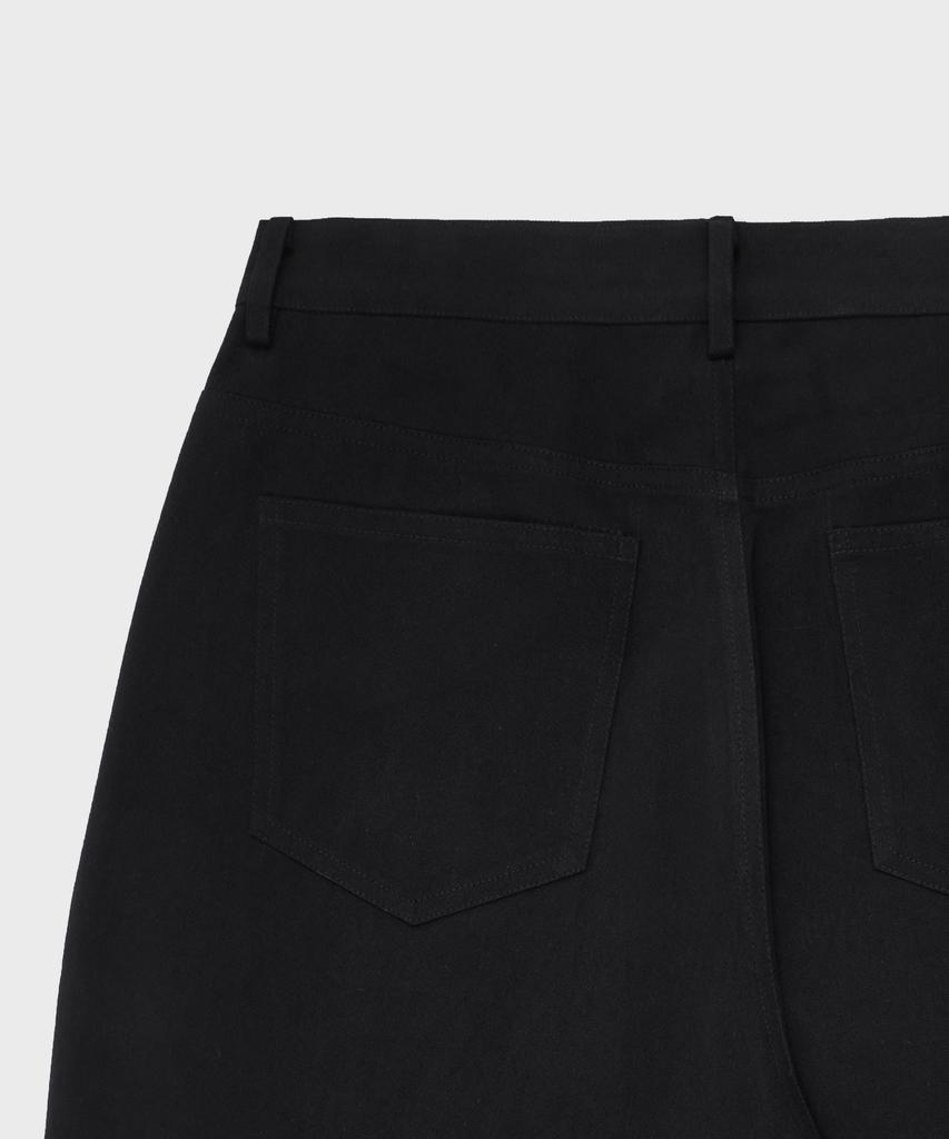 GLW Cotton Curved Pants Black