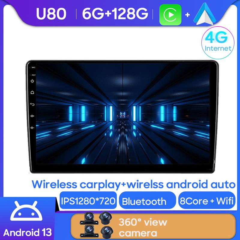 Android Multimedia For Ford Transit 350 2020 - 2021 Car Stereo CPU Radio QLED Player Navigation Carplay Auto HDR  Cam Dash WIFI