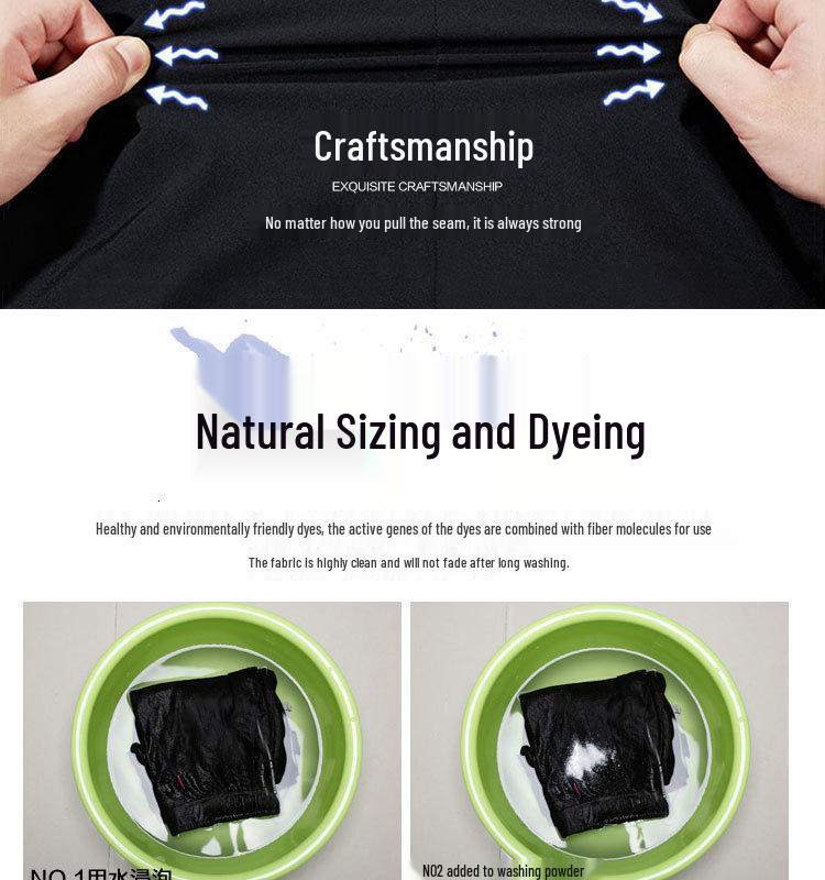 Korean Style Mens Slim Fit Black Joggers - Spring/Autumn Trend