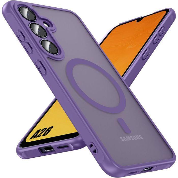 Coque de protection - BOOLING - Samsung Galaxy A26 5G - Violet - Antichoc - Protection caméra