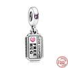 925 Sterling Sølv Hjerte & Mamma Dangle Dream Catcher Charm Fit OriginalNew Armbånd DIY Smykker For Dame Armbånd DiyBeads