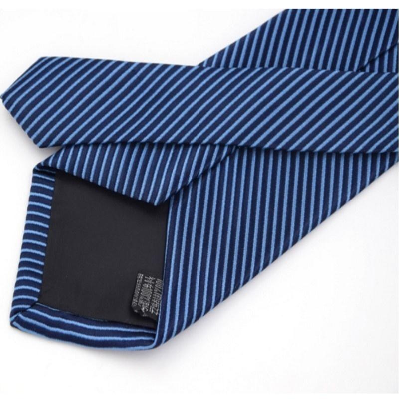 Buy Ties for Men Blue Striped Silk Classic Jacquard Woven Tie Cufflinks
