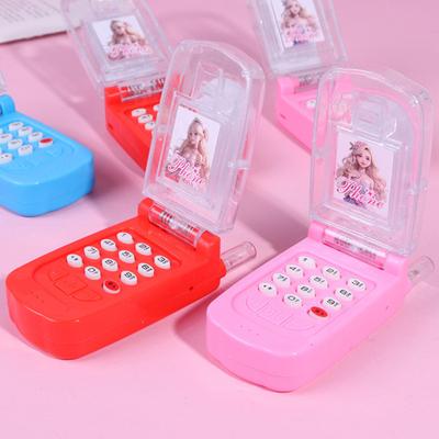 Kinder Simuliertes Handy Spielzeug mit Licht Musik Batteriebetrieben Kleinkinder Jungen Mädchen Prinzessin Klapphandy Lernspielzeug