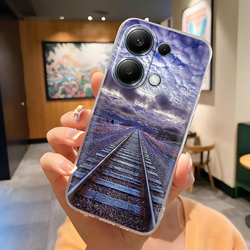 For Poco M6 Pro Phone Case Cute Panda Soft Silicone Shell For Xiaomi Poco M6Pro 4G 5G Protection Fashion Back Cover Coque Fundas