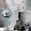 Para la serie Casio MTG-B3000B/BD, correa de reloj modificada original de liberación rápida de acero inoxidable sólido de alta calidad para hombre