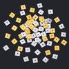 50pcs 8mm Stainless Steel Flat Square Spacer Bead Separator Beads for Bracelet Necklace Jewelry Making Accessories Wholesale