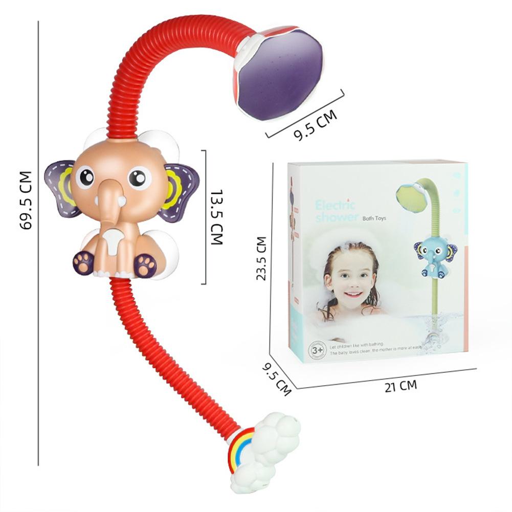 Główka prysznicowa do kąpieli dla dzieci Elektryczna Regulowana Słuchawka prysznicowa Słoń Zabawki do wanny dla niemowląt Prezenty urodzinowe dla chłopców dziewczynek
