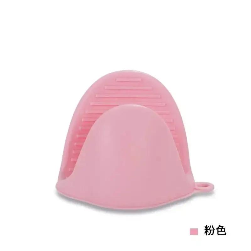 Żaroodporne szczypce chroniące przed oparzeniami Rękawice kuchenne odporne na wysokie temperatury do naczyń kuchennych Miękkie silikonowe antypoślizgowe szczypce do pieczenia Talerze mikrofalowe