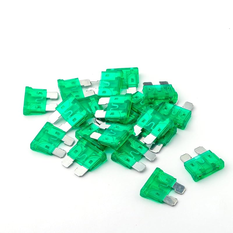 100Pcs 3 Amp Fuses HVAC ATC/ATO Stanbdard Fuse, 3A Car Fuse Blade for Automotive, Truck, Boat, Motorcycle