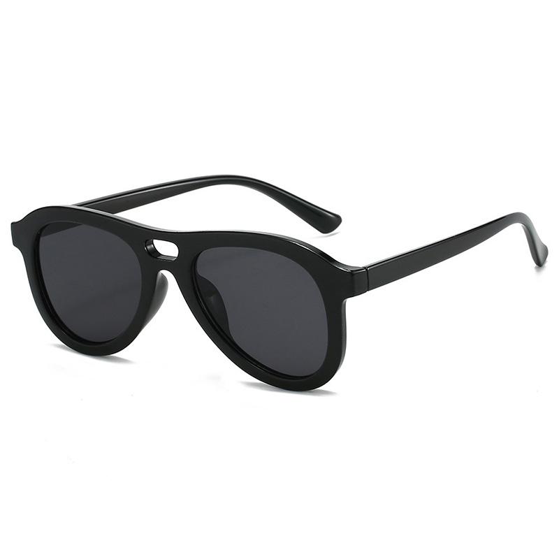 

Simple Trend Double Girder Sunglasses Women Men Vintage Fashion Pilot Sun Glasses Business Shopping Shade Glasses C1