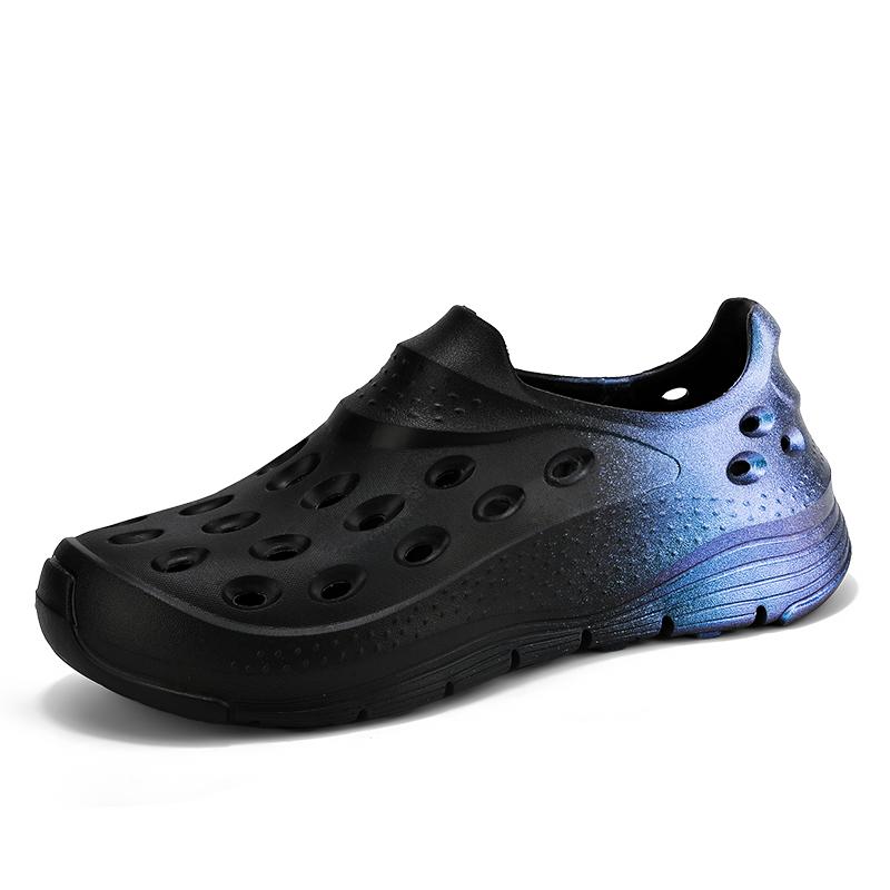 Summer Lightweight Mens Sandals EVA Garden Shoes Men Soft Cover Toes Sandals Comfortable