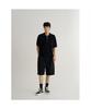 8SECONDS Formal Half-Zip Collared Neck Short Sleeve Knit Black