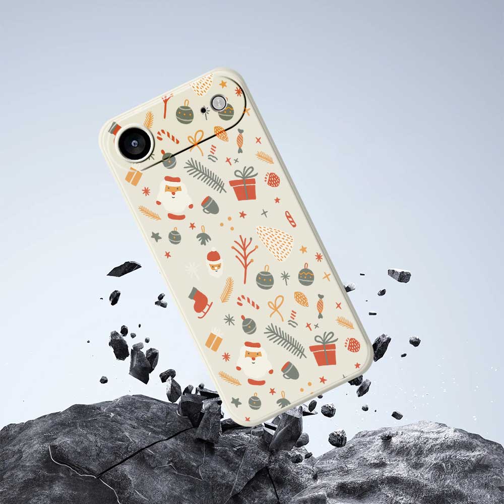 For iPhone Air Case Candy Gifts Pattern Printing Straight Edge TPU Phone Back Cover