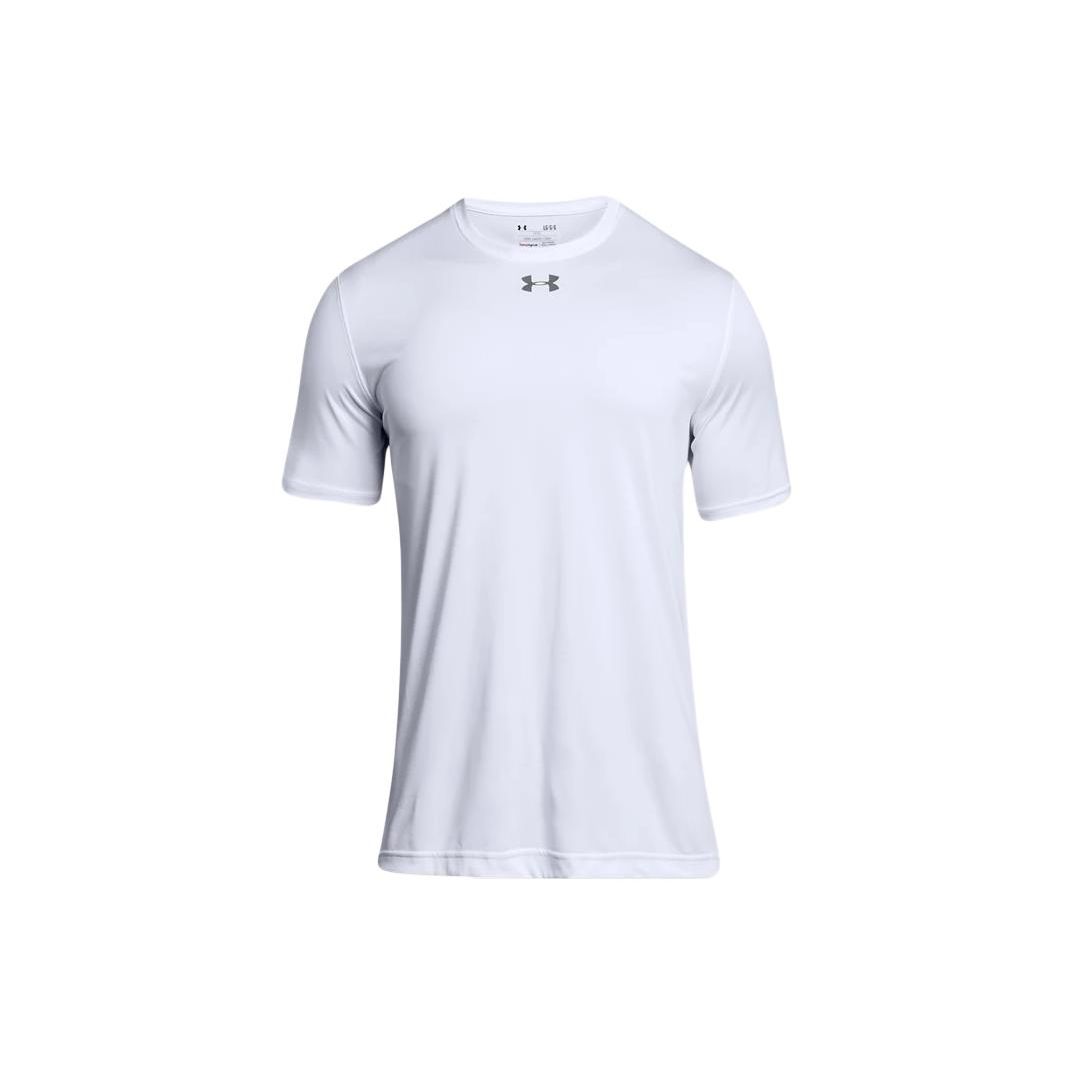 

Under Armour Loose Fit Crew Neck Logo Print Short Sleeve T-Shirt Men tops White 1305775-100 3XL