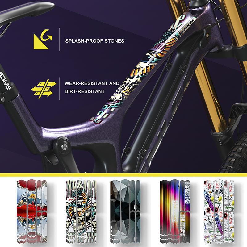 3D Bicycle Poster Frame ScratchResistant MTB Road Bike HD Protective Film Removable Sticker AntiSkid Guard Frame Cover