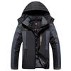Autumn and Winter Men's Jacket Plus Velvet Thicken Plus Size Warm Windproof Waterproof Mountaineering Clothes
