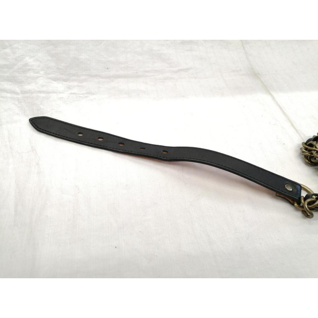 Used J&M DAVIDSON BLK X GLD Chain Belt