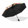 1 PC Automatic Folding Umbrella - One Piece Pattern Portable Foldable Design With 8 Ribs Christmas Birthday Gifts