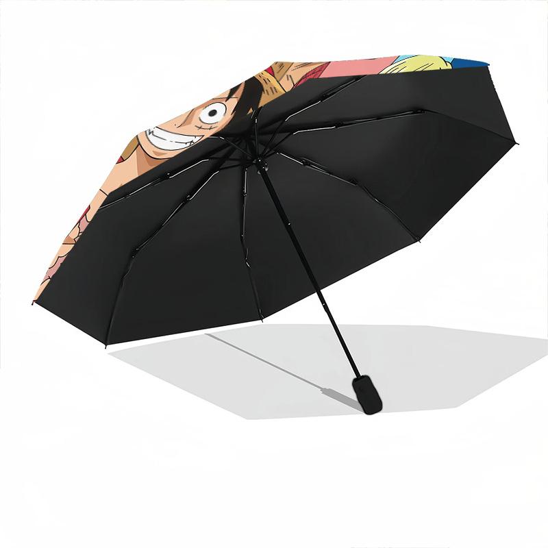 1 PC Automatic Folding Umbrella - One Piece Pattern Portable Foldable Design With 8 Ribs Christmas Birthday Gifts