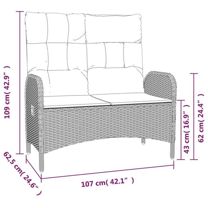 VidaXL Ensemble à manger jardin 4pcs et coussins Gris Résine tressée, ensemble de meubles de jardin, ensemble de salle à 3203504