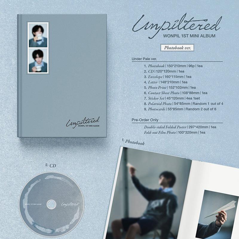 WONPIL (DAY6) – Filtrelenmemiş Fotoğraf Kitabı Sürümü