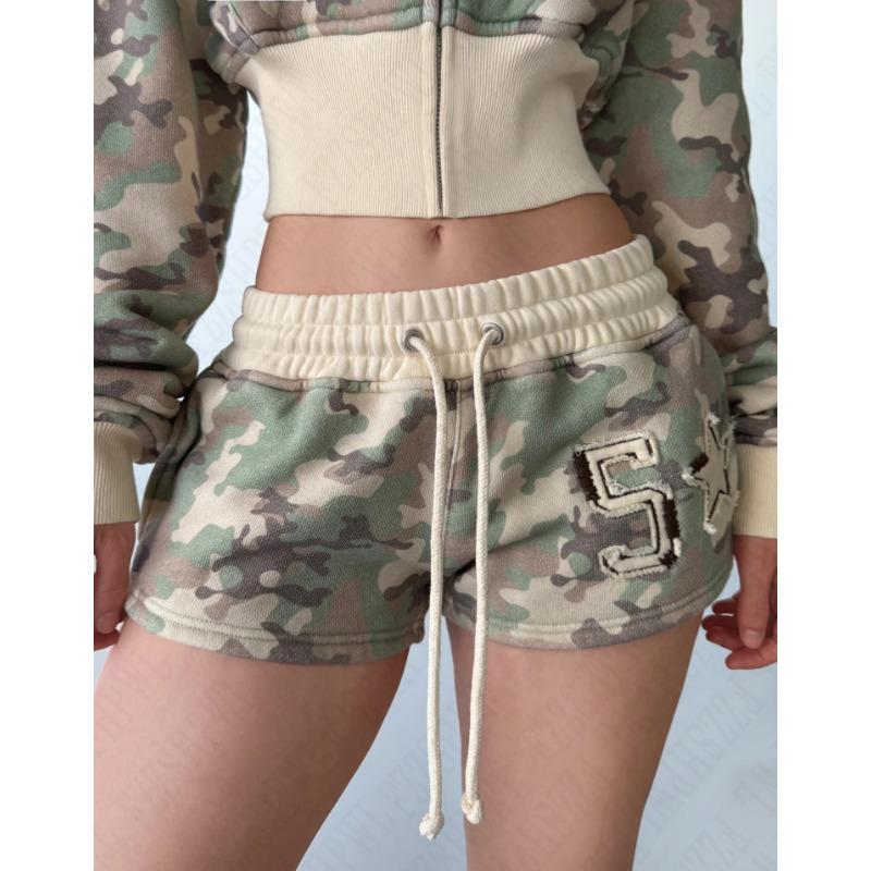 Nuevo Traje de Top Veraniego Strapless Y2k para Mujer Hip Hop Moda Camuflaje Bordado Sexy Delgado Strapless Top Gótico Punk Streetwear Conjuntos