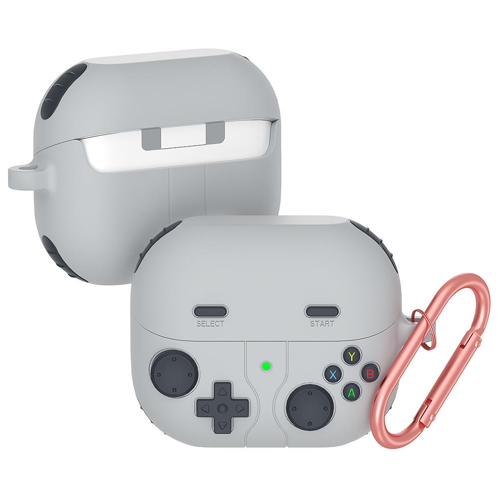 

For Samsung Galaxy Buds3 Pro/Buds3 Game Console Design Protective Case Bluetooth-compatible Earphones Silicone Cover A