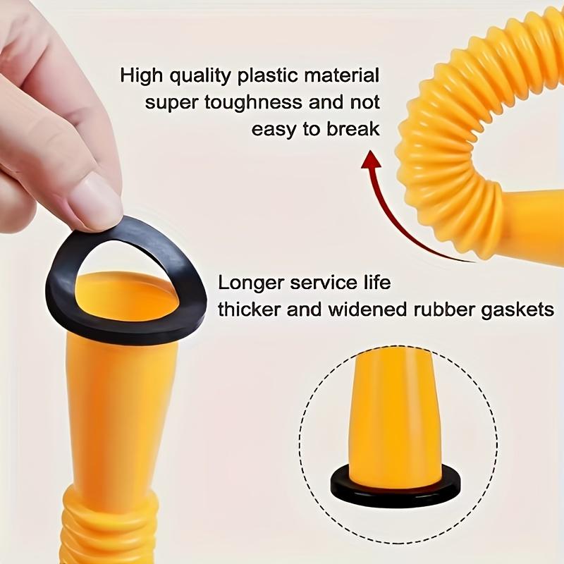 Replacement Spout for Gas Cans, Featuring an 7.8-Inch Nozzle for Improved Usability. Compatible with Most 1, 2, 5, and 10-Gallon