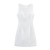 Kaslead New Arrival Women's Clothing Fashion Style Fashion Silm Back Bows Elegant Slim White Dress