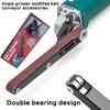 Angle Grinder To Belt Sander Converter Sanding Belt Adapter M10/M14 Angle Grinder for 100/125 Wood Metal Edge Polishing Tool
