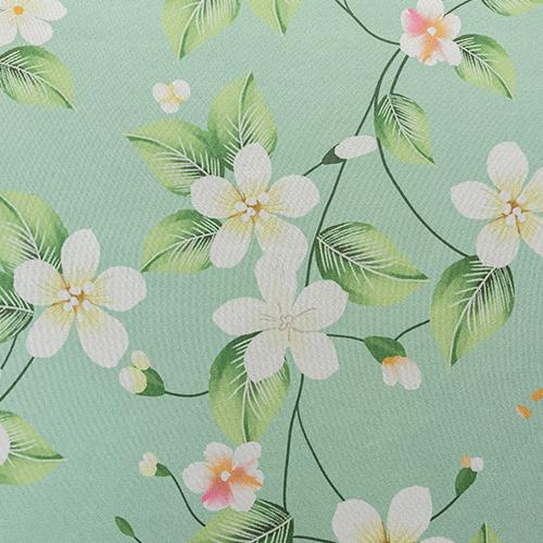 1PC LOZUJOJU Rural Style Summer Green Flower Printed Curtainsh Full Blackout Curtains for Bedroom Living Room Balcony Window for Home Decor