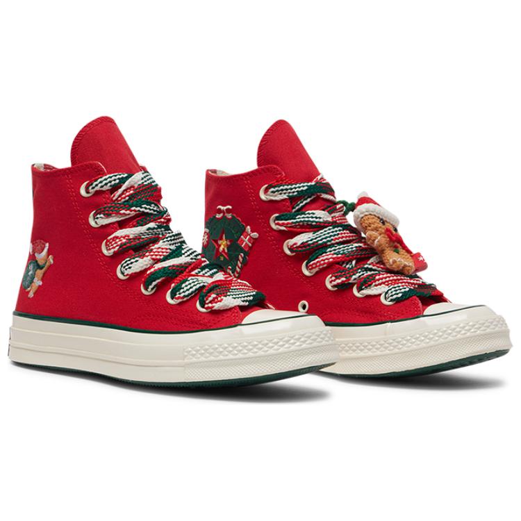 Converse Chuck 70 High Unisex Rosso Natale Verde Egret A12454C