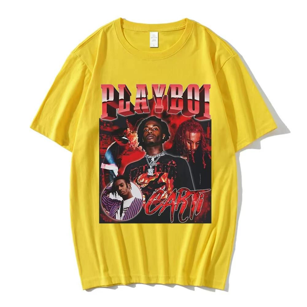 Playboi Carti graphic print Tshirt for Womenoversized streetwear short sleeve Tshirt