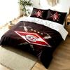 FC Spartak Moskau 3-teiliges Bettwäsche-Set Einfaches Modernes Bettwäsche-Set Knitterfest Weicher Stoff Ganzjahresnutzung ein perfektes Geschenk