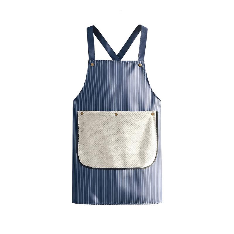 Miling Waterproof Women s Kitchen Apron синий