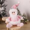 Pink Christmas Doll Santa Claus Snowman Reindeer Doll Merry Christmas Decorations for Home Xmas Ornaments Kids Gifts 2025