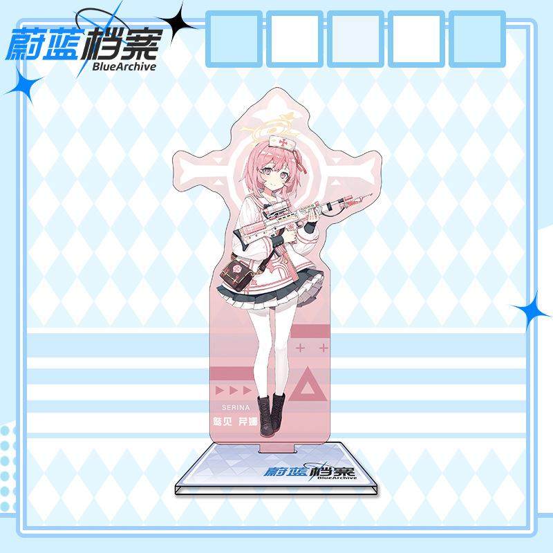 16cm Height Blue Archive Acrylic Stand Character Figurine